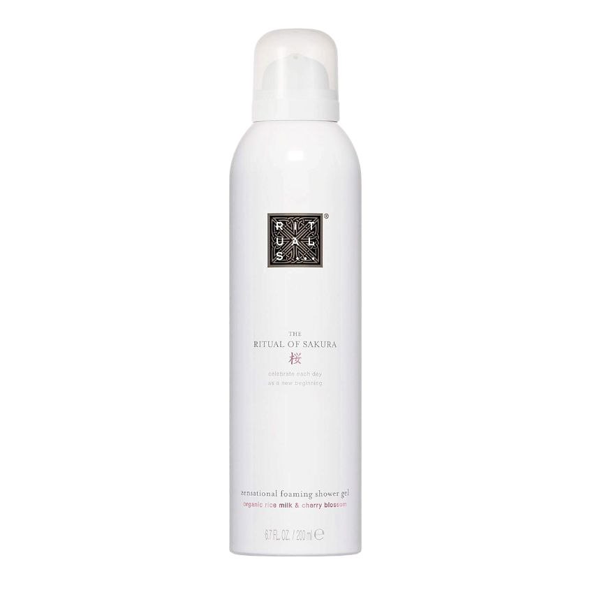Гель-пена для душа - Ritual of Ayurveda Foaming Shower Gel Rice Milk & Cherry Blossom