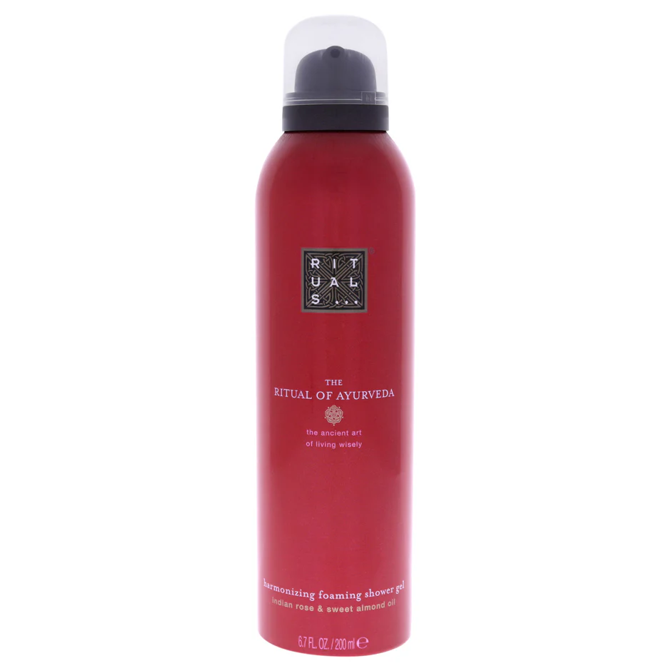 Гель-пена для душа - Ritual of Ayurveda Foaming Shower Gel Indian Rose & Sweet Almond Oil