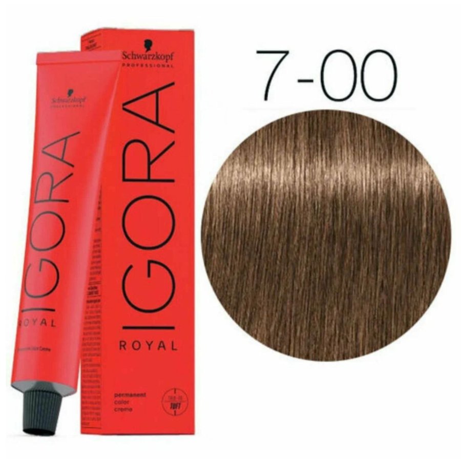 Краска для волос средний русый натуральный экстра - Schwarzkopf Igora Royal 7-00