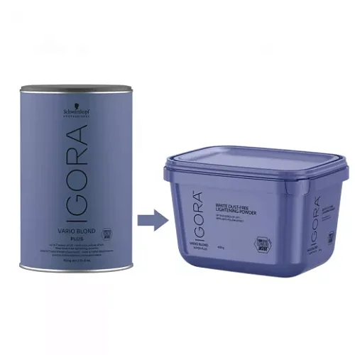 Белый обесцвечивающий порошок - Schwarzkopf Professional Igora Vario Blond Super Plus