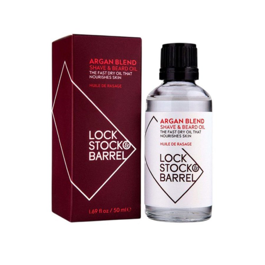 Масло аргановое для бритья и бороды - LockStock&Barrel Argan Blend Shave&Beard Oil