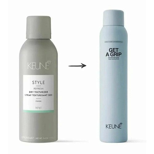 Сухой текстурайзер для волос - Keune Get a Grip Dry Texturizer Spray 
