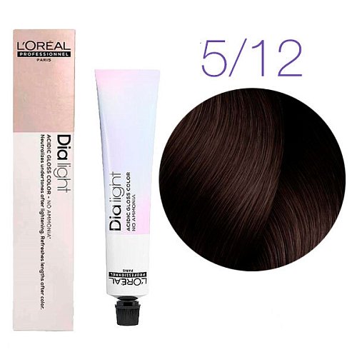 Краска для волос шоколадная шелковица 5.12 - L'Oreal Dia Light 5/12