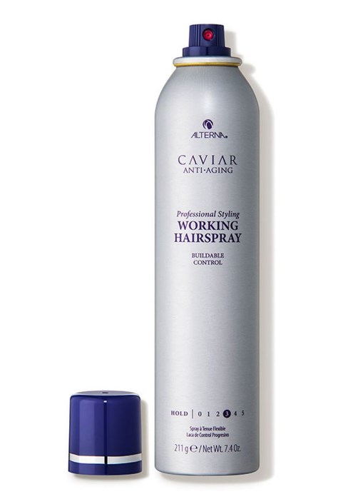 Лак подвижной фиксации с антивозрастным уходом - (Alterna Caviar Anti-Aging Professional Styling Working Hairspray - Back bar)