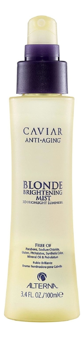 Спрей-вуаль легкий для сияния светлых волос - (Alterna Caviar Anti-Aging Blonde Brightening Mist)