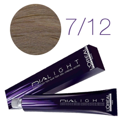 Краска для волос - L'OREAL DIA Light 7.12 (Блондин пепельно перламутровый)