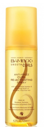 Cпрей полирующий для восстановления локонов - (Alterna Bamboo Smooth Curls Anti-Frizz Curl Re-Activating Spray)