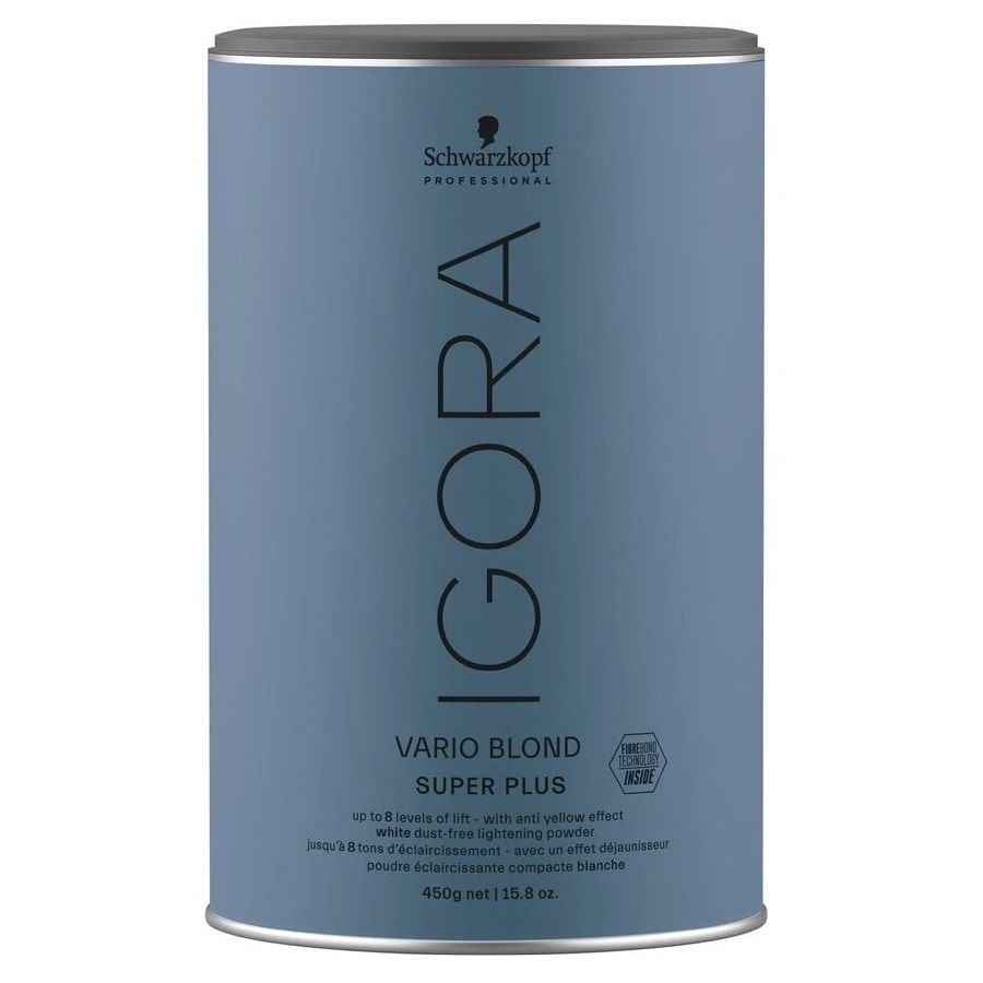 Белый обесцвечивающий порошок - Schwarzkopf Professional Igora Vario Blond Super Plus 450 г
