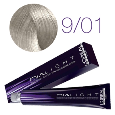 Краска для волос - L'OREAL DIA Light 9.01 (Молочный коктейль ледяной)