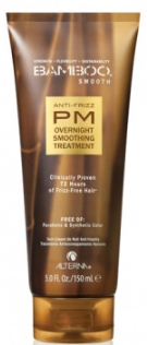 Уход ночной полирующий для разглаживания волос - (Alterna Bamboo Smooth Anti-Frizz Pm Overnight Smoothing Treatment )