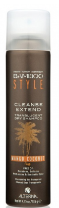 Шампунь сухой для свежести и объема с ароматами манго и кокоса - (Alterna Bamboo Style Cleanse Extend Translucent Dry Shampoo Mango Coconut)