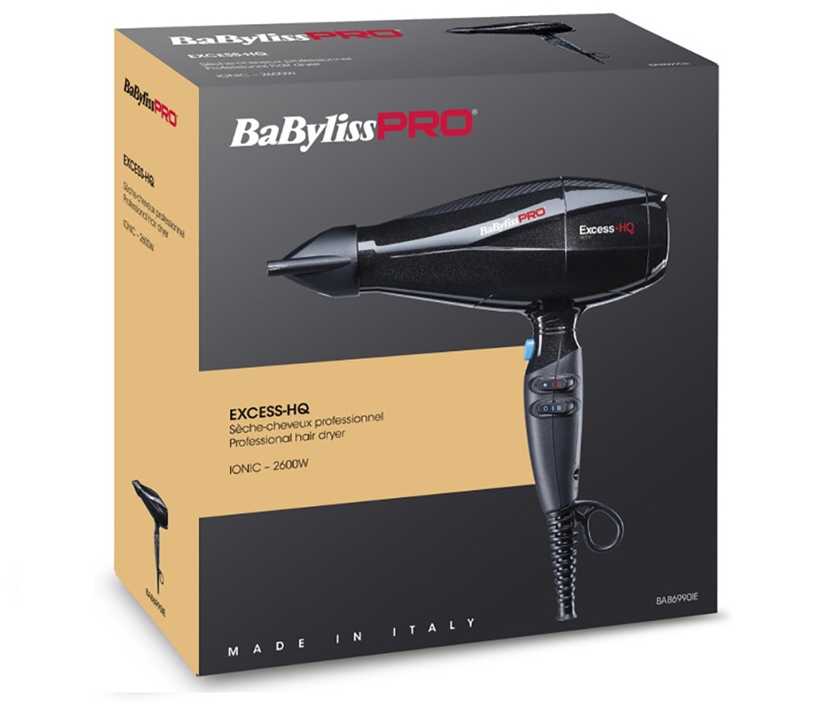 Профессиональный фен - BaByliss PRO BAB6990IE Excess-HQ 2600W