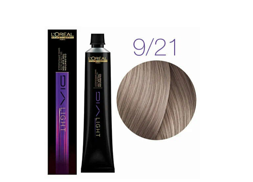 Краска для волос, 9.21 молочный коктейль холодный перламутровый - L'Oreal Professionnel Dia Light 9.21