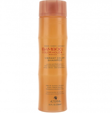 Шампунь для сохранения яркости окрашенных волос - (Alterna Bamboo Color Hold+ Vibrant Color Shampoo)