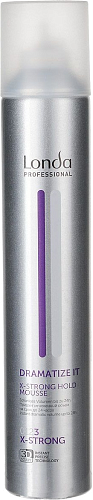 Пена экстрасильной фиксации для укладки волос Londa Professional Dramatize It X-Strong Hold Mousse