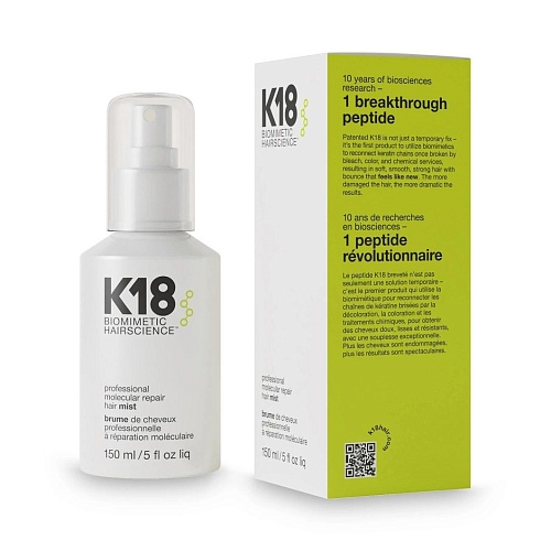 Спрей-мист для восстановления волос - K18 Biomimetic Science Repair Hair Mist Spray 