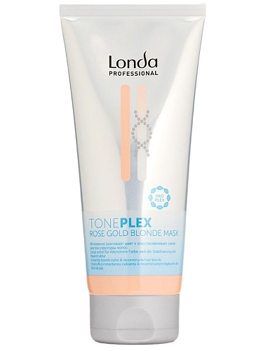 Оттеночная маска золотисто-розовый блонд - Londa Professional TonePlex Rose Gold Blonde Mask