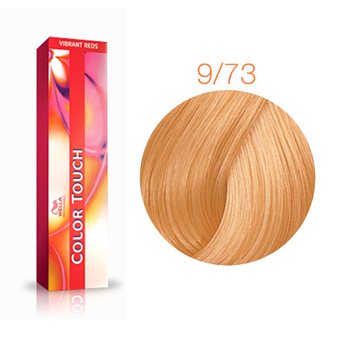 Тонирующая краска 9/73 Очень светлый блонд коричнево-золотистый - Wella Professional Color Touch 9/73