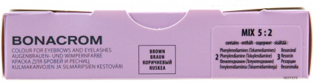 Краска для бровей и ресниц коричневый - Schwarzkopf Professional Igora Bonacrom