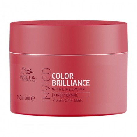 Маска - уход для защиты цвета окрашенных нормальных и тонких волос - Wella Color Brilliance vibrant color mask fine/normal 150 ml
