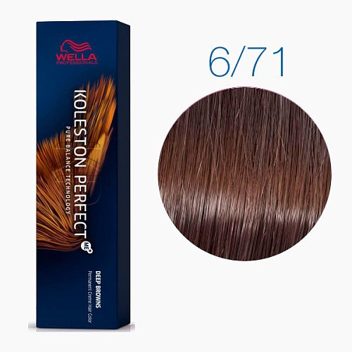 Стойкая крем-краска 6/71 Королевский соболь - Wella Professional Koleston Perfect 6/71