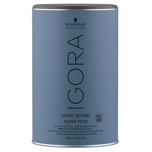 Белый обесцвечивающий порошок - Schwarzkopf Professional Igora Vario Blond Super Plus 