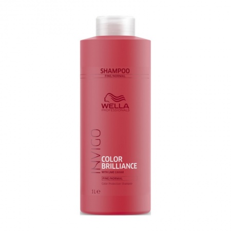 Шампунь для защиты цвета окрашенных нормальных и тонких волос - Wella Color Brilliance Protection Shampoo Fine/Normal 1000 ml