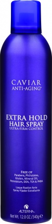 Лак для укладки волос с экстрасильной фиксацией - (Alterna Caviar Anti-Aging Extra Hold Hair Spray)
