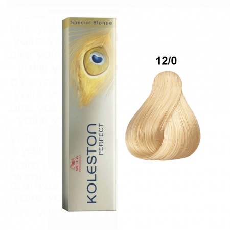 Стойкая крем-краска 12/0 Ультраяркий блонд натуральный - Wella Professional Koleston Perfect 12/0 60 ml