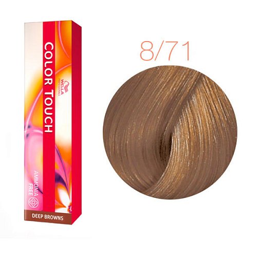 Тонирующая краска 8/71 Дымчатая норка - Wella Professional Color Touch 8/71