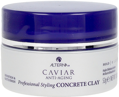 Дефинирующая глина сильной фиксации с антивозрастным уходом - (Alterna Caviar Anti-Aging Professional Styling Concrete Clay)