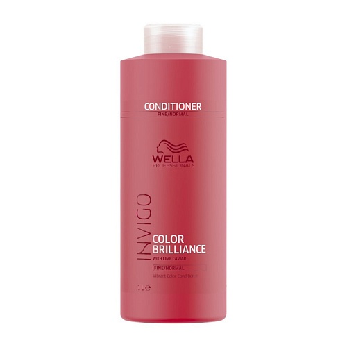 Бальзам - уход для защиты цвета окрашенных нормальных и тонких волос - Wella Сolor Brilliance vibrant color conditioner fine/normal 1000 ml