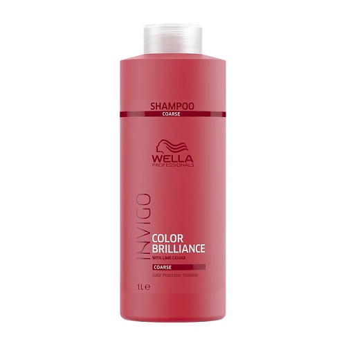 Шампунь для защиты цвета окрашенных жестких волос - Wella Color Brilliance Protection Shampoo Coarse 1000 ml