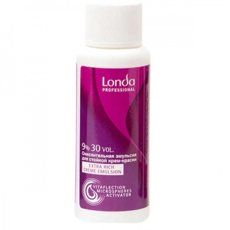 Окислительная эмульсия для стойкой крем-краски - Londa Professional Londacolor Extra Rich Creme Emulsion 9% 60 мл