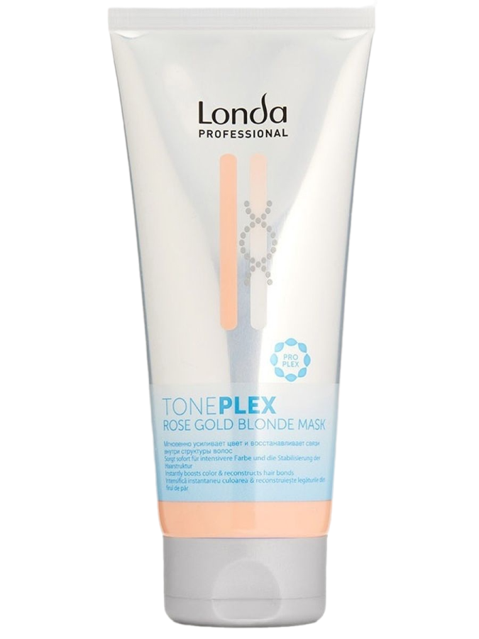 Оттеночная маска золотисто-розовый блонд - Londa Professional TonePlex Rose Gold Blonde Mask