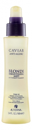 Спрей-вуаль легкий для сияния светлых волос - (Alterna Caviar Anti-Aging Blonde Brightening Mist)
