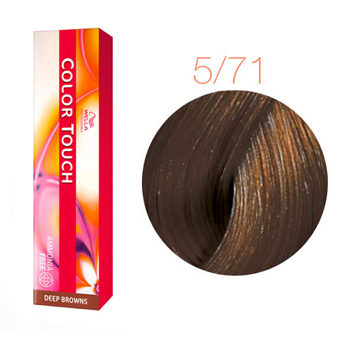 Тонирующая краска 5/71 Грильяж - Wella Professional Color Touch 5/71