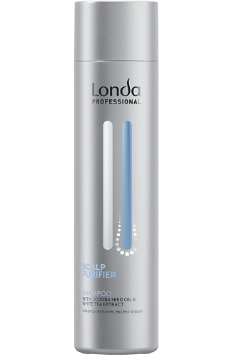 Шампунь для очищения волос с экстрактом Жожобы и белого чая- Londa Professional Purifying Shampoo Jojoba Oil & White Tea